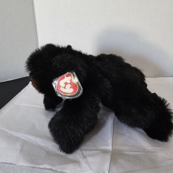 TY Baby Paws Brown Black Bear 12" Plush Stuffed Animal Vintage 👀 - Picture 13 of 15